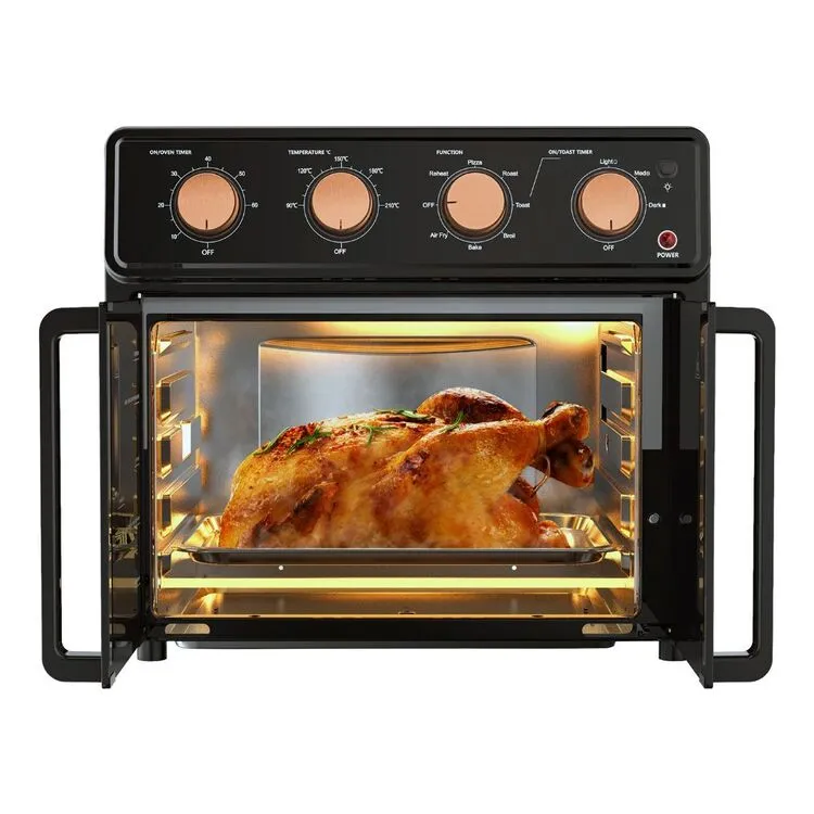 Smith & Nobel Air Fryer French Door Rose Gold & Black SNAF250RGB - Image 5