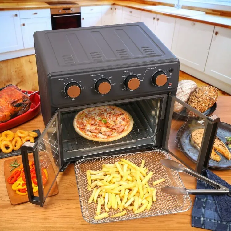 Smith & Nobel Air Fryer French Door Rose Gold & Black SNAF250RGB