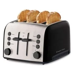 Russell Hobbs Brooklyn 4 Slice Toaster Black