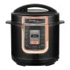 Healthy Choice 6L Pressure Cooker Black With Rose Gold