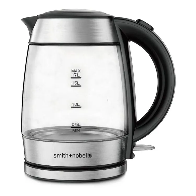 Smith & Nobel Glass Kettle Stainless Steel