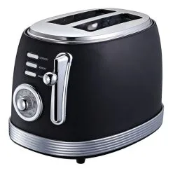 Smith & Nobel 2 Slice Retro Toaster Black