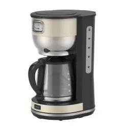 Smith & Nobel 1.4L Retro Design Coffee Maker Cream SNRETROCF