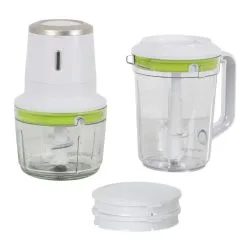 Smith & Nobel Cordless Rechargeable 2 In 1 Blender And Chopper Set